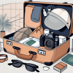 The Ultimate Travel Packing List An open suitcase filled with various travel essentials like clothes