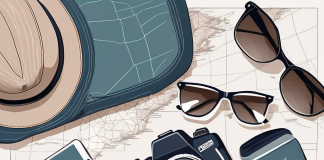 Travel Accessories You Shouldn’t Leave Behind A collection of essential travel accessories such as a suitcase