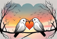 Tips to Keep the Love Alive in Your Senior Years Two elderly love birds sitting on a branch