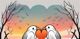 Tips to Keep the Love Alive in Your Senior Years Two elderly love birds sitting on a branch