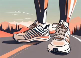 Beginner’s Guide to Starting a Running Habit A pair of running shoes on a trail at sunrise