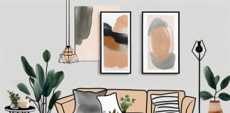 Transform Your Living Space with DIY Home Decor Projects A living room transformed with various diy home decor projects such as a painted vase on a coffee table