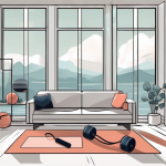 The Ultimate Guide to Staying Fit Without a Gym Membership A collection of home fitness equipment like dumbbells