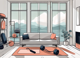 The Ultimate Guide to Staying Fit Without a Gym Membership A collection of home fitness equipment like dumbbells