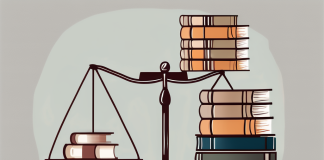 Continuing Education: How to Balance Learning with a Full-Time Job A balanced scale with books on one side and a briefcase on the other