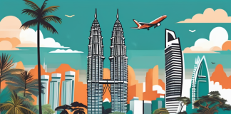 Top Budget-Friendly Destinations in Southeast Asia A vibrant collage of iconic landmarks from southeast asia such as the petronas towers