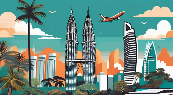 Top Budget-Friendly Destinations in Southeast Asia A vibrant collage of iconic landmarks from southeast asia such as the petronas towers