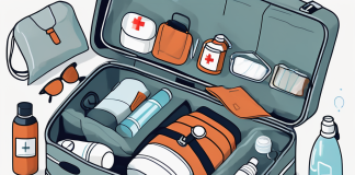 Essential Safety Tips for Traveling Alone A suitcase filled with essential items for solo travel such as a map