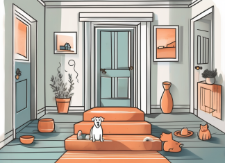 Adopting a Pet: How a Furry Friend Can Transform Your Life A cozy home setting with various pet accessories like a dog bed