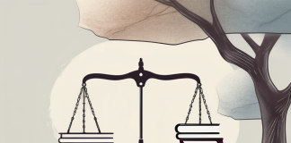 Returning to College as an Adult: How to Balance Work and Study A balancing scale with books symbolizing study on one side and a briefcase symbolizing work on the other