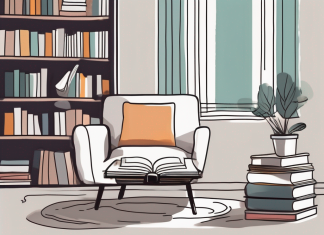 How Joining a Book Club Can Enhance Your Reading Experience A cozy reading nook with an open book on a cushion