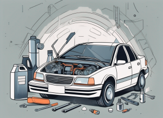 Routine Maintenance for High-Mileage Vehicles A high-mileage car with its hood open